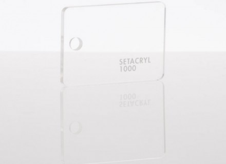 Литьевое прозрачное оргстекло SETACRYL, толщина 10 мм, прозрачный