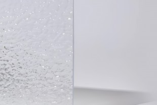 Монолитный поликарбонат с текстурой "Шагрень" толщина 6 мм, прозрачный