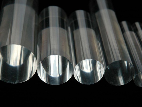 Круглый стержень из литьевого оргстекла (12 мм, б/цв)